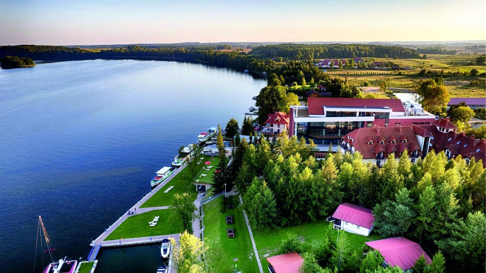 Domek Na Wodzie - Houseboat -Sauna, Taras Na Dachu, Dwie Sypialnie Mikołajki Exteriör bild