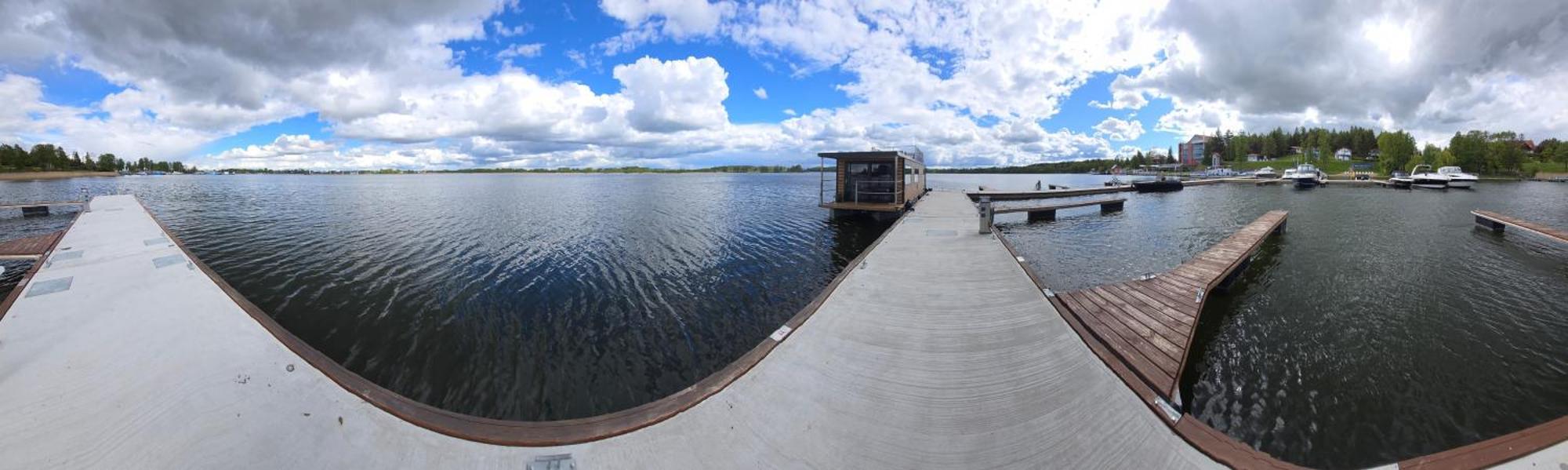 Domek Na Wodzie - Houseboat -Sauna, Taras Na Dachu, Dwie Sypialnie Mikołajki Exteriör bild